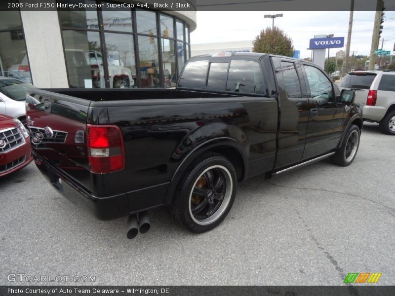 Black / Black 2006 Ford F150 Harley-Davidson SuperCab 4x4