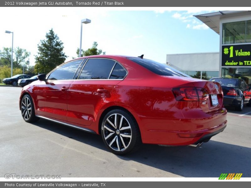 Tornado Red / Titan Black 2012 Volkswagen Jetta GLI Autobahn