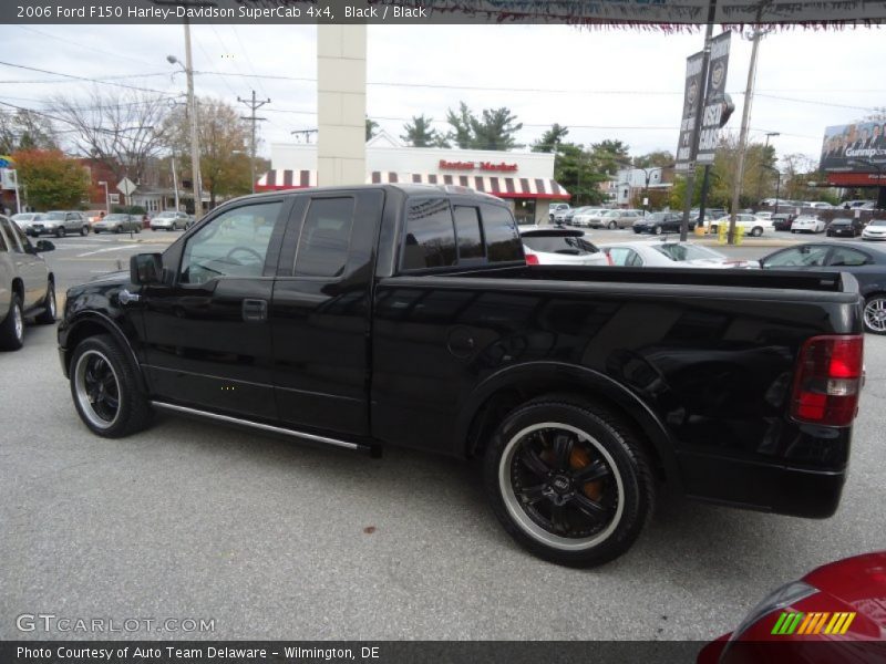 Black / Black 2006 Ford F150 Harley-Davidson SuperCab 4x4