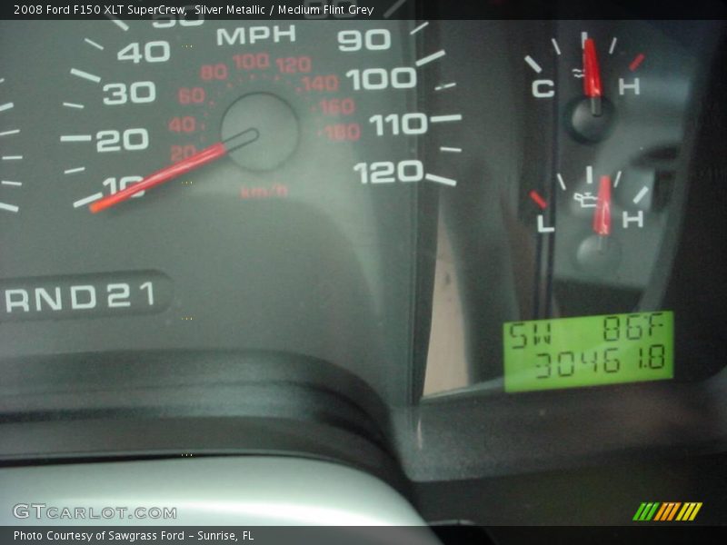 Silver Metallic / Medium Flint Grey 2008 Ford F150 XLT SuperCrew