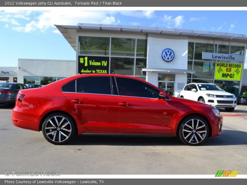 Tornado Red / Titan Black 2012 Volkswagen Jetta GLI Autobahn