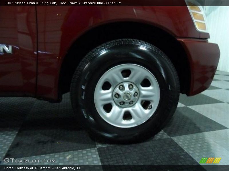 Red Brawn / Graphite Black/Titanium 2007 Nissan Titan XE King Cab