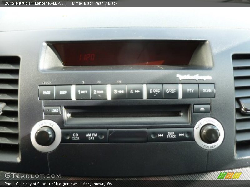 Tarmac Black Pearl / Black 2009 Mitsubishi Lancer RALLIART