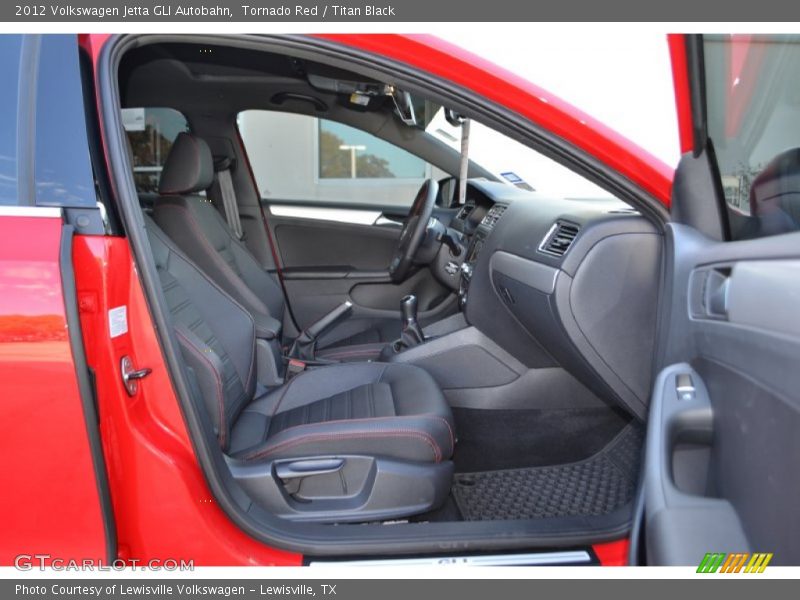 Tornado Red / Titan Black 2012 Volkswagen Jetta GLI Autobahn