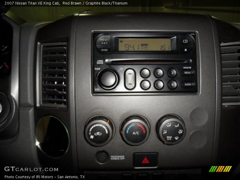 Red Brawn / Graphite Black/Titanium 2007 Nissan Titan XE King Cab