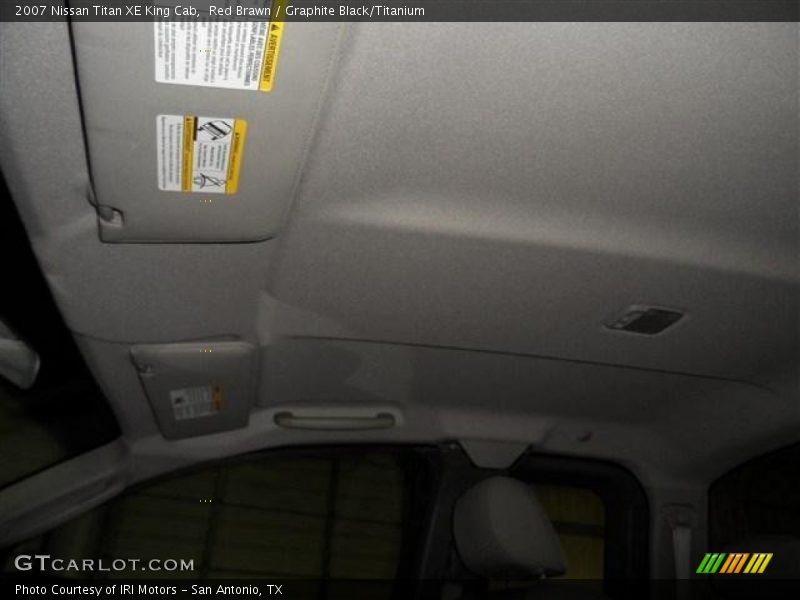 Red Brawn / Graphite Black/Titanium 2007 Nissan Titan XE King Cab