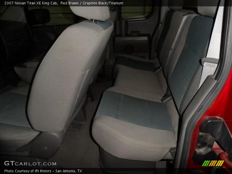 Red Brawn / Graphite Black/Titanium 2007 Nissan Titan XE King Cab