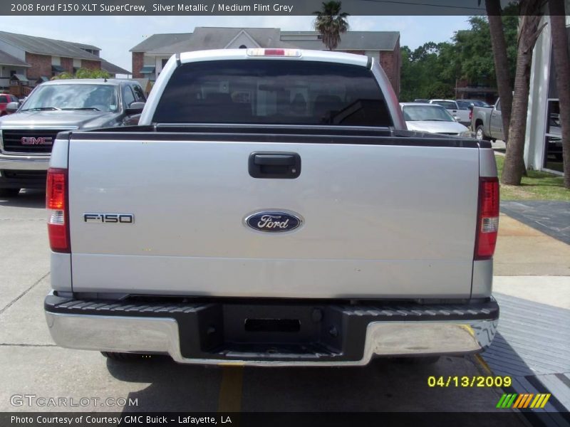 Silver Metallic / Medium Flint Grey 2008 Ford F150 XLT SuperCrew