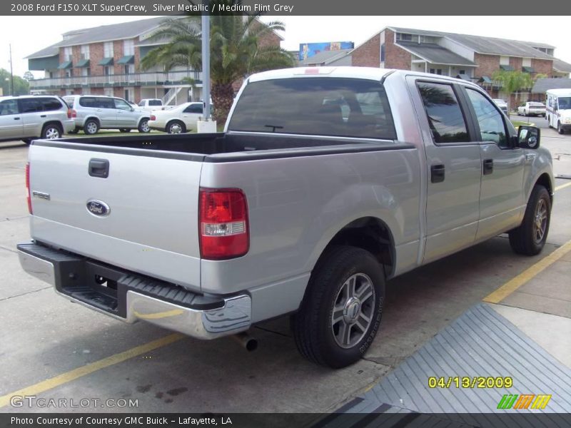 Silver Metallic / Medium Flint Grey 2008 Ford F150 XLT SuperCrew