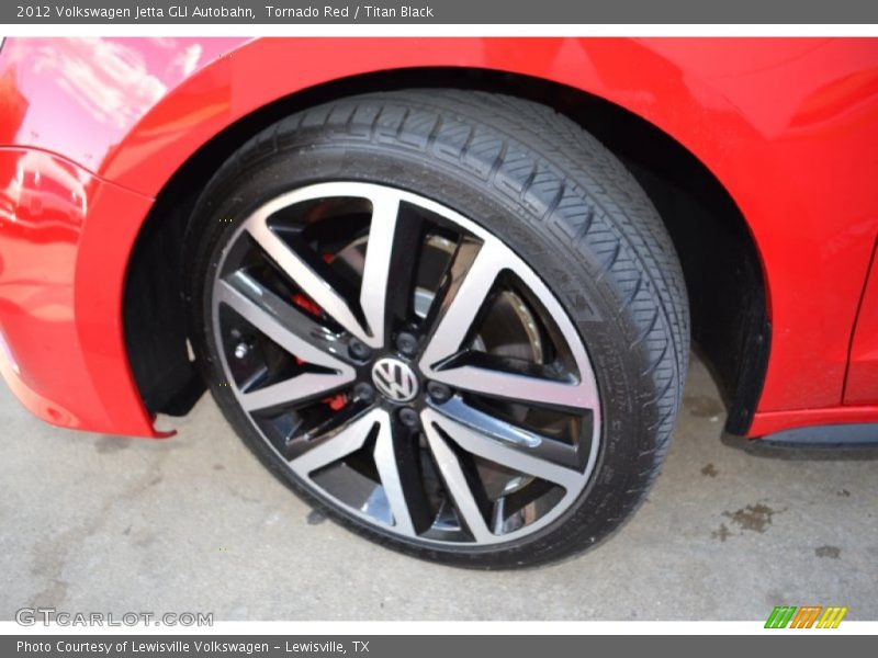 Tornado Red / Titan Black 2012 Volkswagen Jetta GLI Autobahn