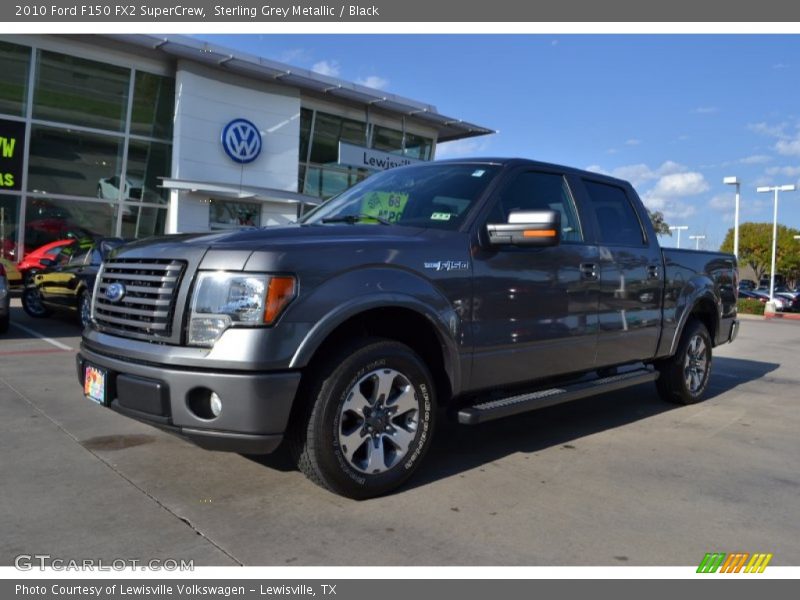 Sterling Grey Metallic / Black 2010 Ford F150 FX2 SuperCrew