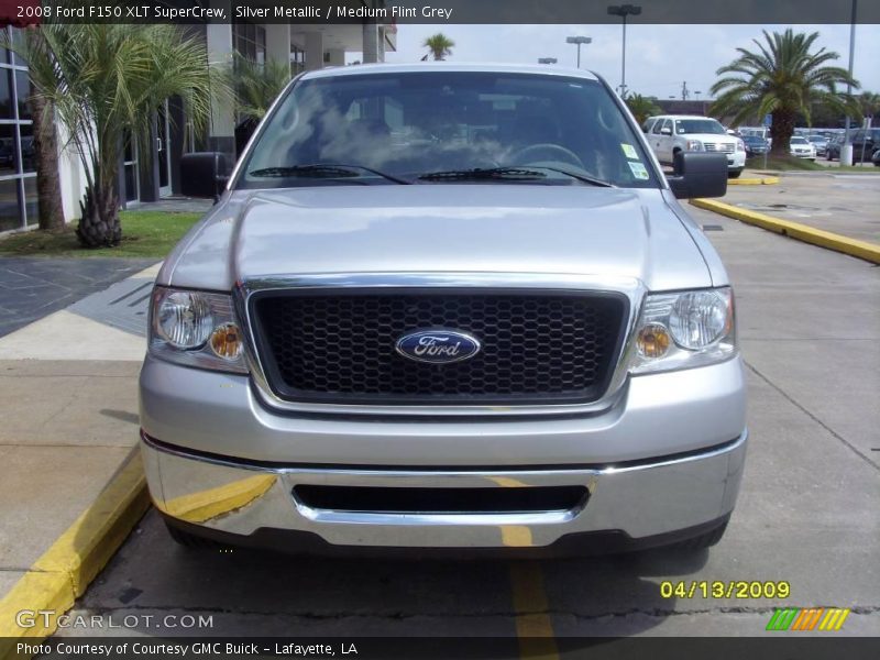 Silver Metallic / Medium Flint Grey 2008 Ford F150 XLT SuperCrew