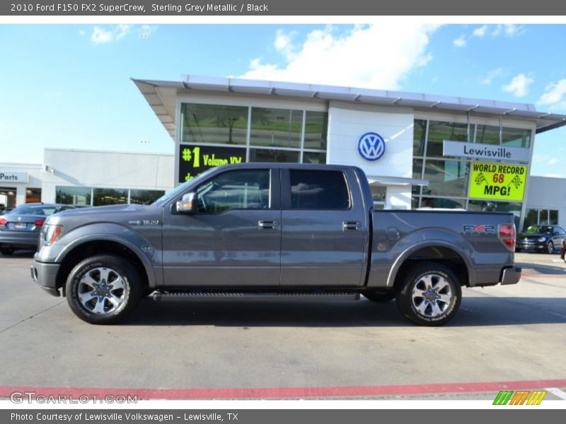 Sterling Grey Metallic / Black 2010 Ford F150 FX2 SuperCrew