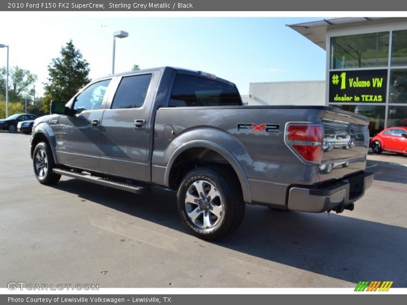 Sterling Grey Metallic / Black 2010 Ford F150 FX2 SuperCrew