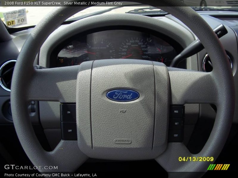 Silver Metallic / Medium Flint Grey 2008 Ford F150 XLT SuperCrew