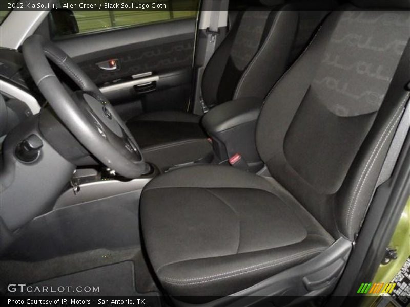 Alien Green / Black Soul Logo Cloth 2012 Kia Soul +