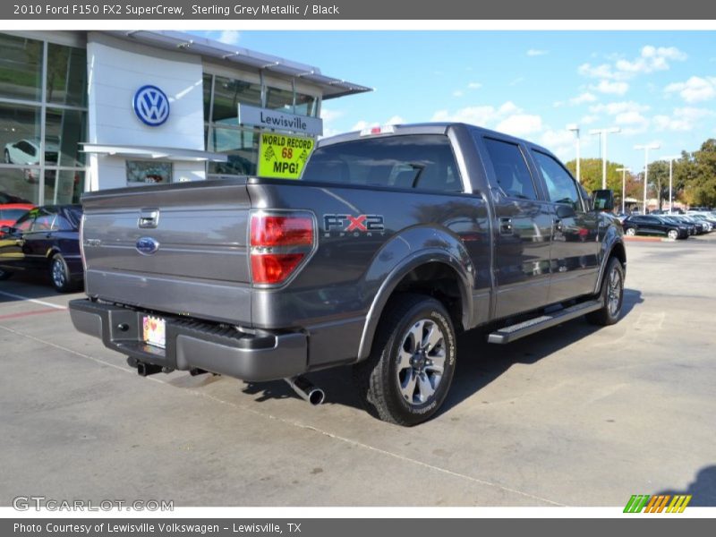Sterling Grey Metallic / Black 2010 Ford F150 FX2 SuperCrew