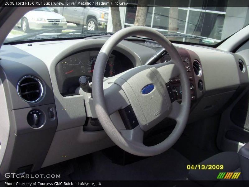 Silver Metallic / Medium Flint Grey 2008 Ford F150 XLT SuperCrew