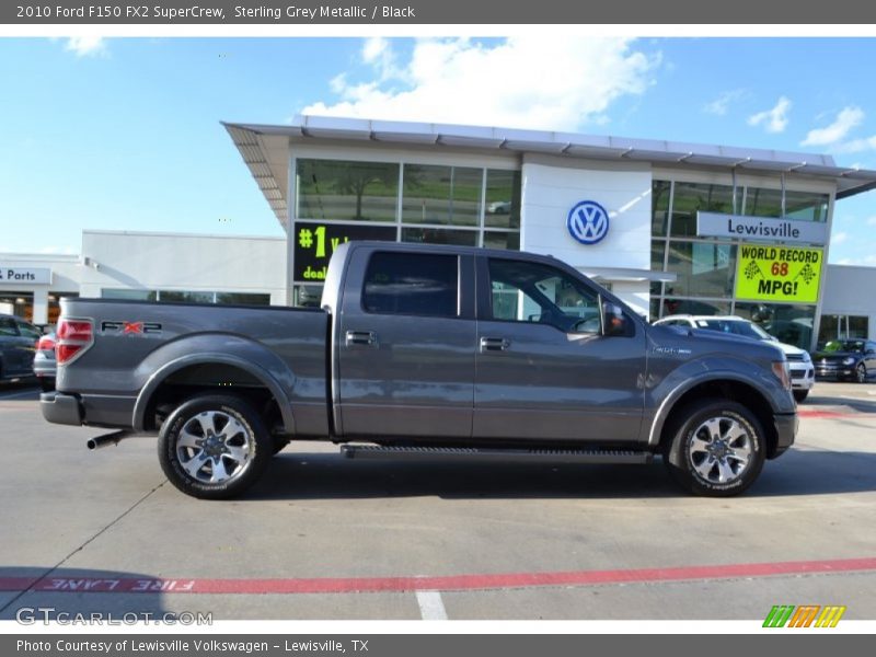Sterling Grey Metallic / Black 2010 Ford F150 FX2 SuperCrew