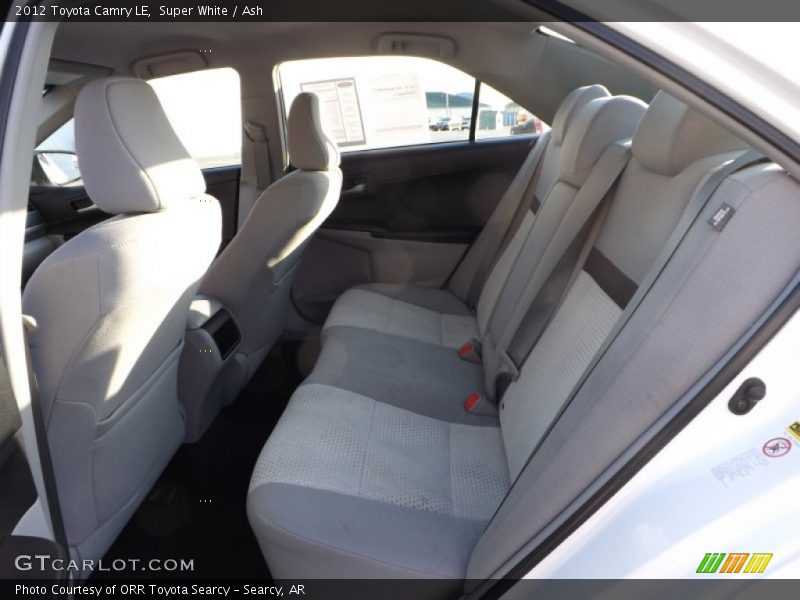 Super White / Ash 2012 Toyota Camry LE