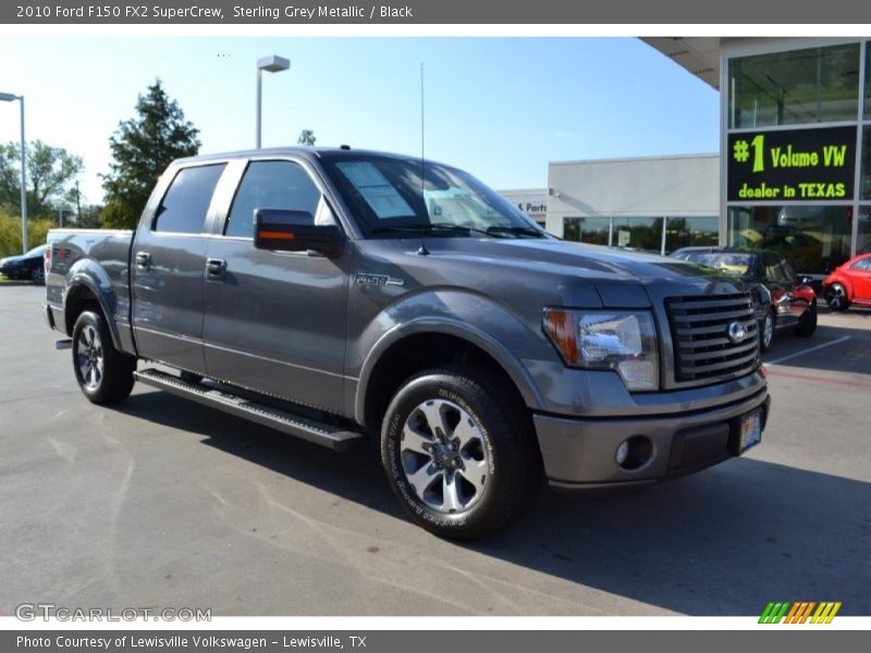 Sterling Grey Metallic / Black 2010 Ford F150 FX2 SuperCrew