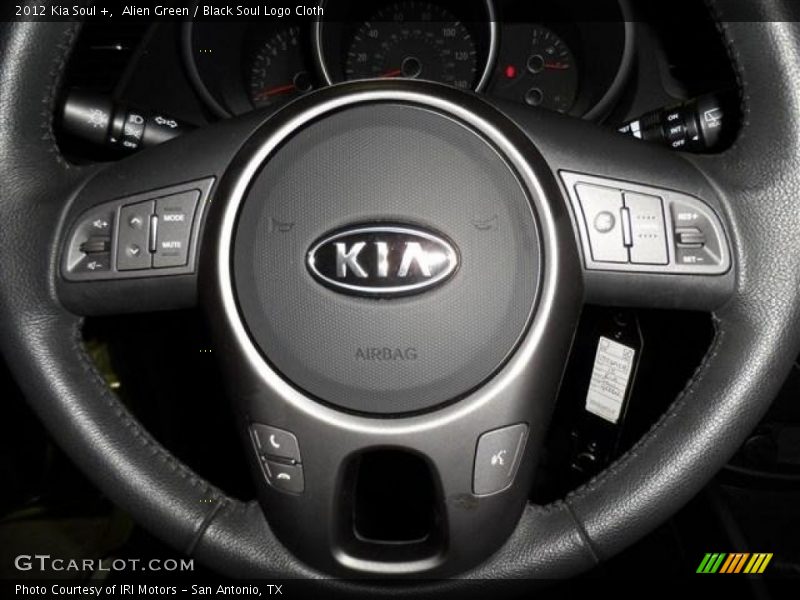 Alien Green / Black Soul Logo Cloth 2012 Kia Soul +