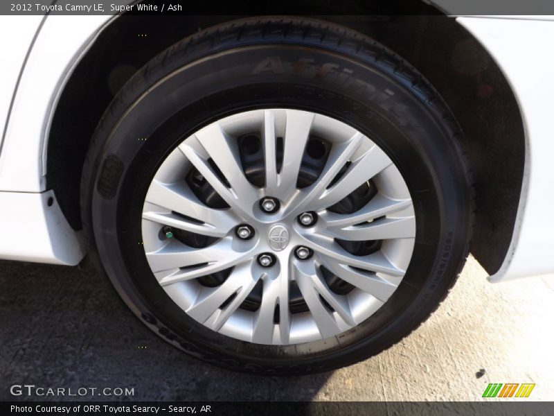 Super White / Ash 2012 Toyota Camry LE