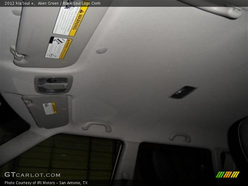 Alien Green / Black Soul Logo Cloth 2012 Kia Soul +