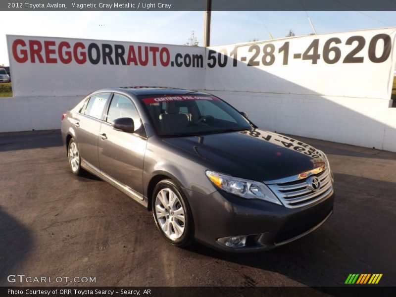 Magnetic Gray Metallic / Light Gray 2012 Toyota Avalon