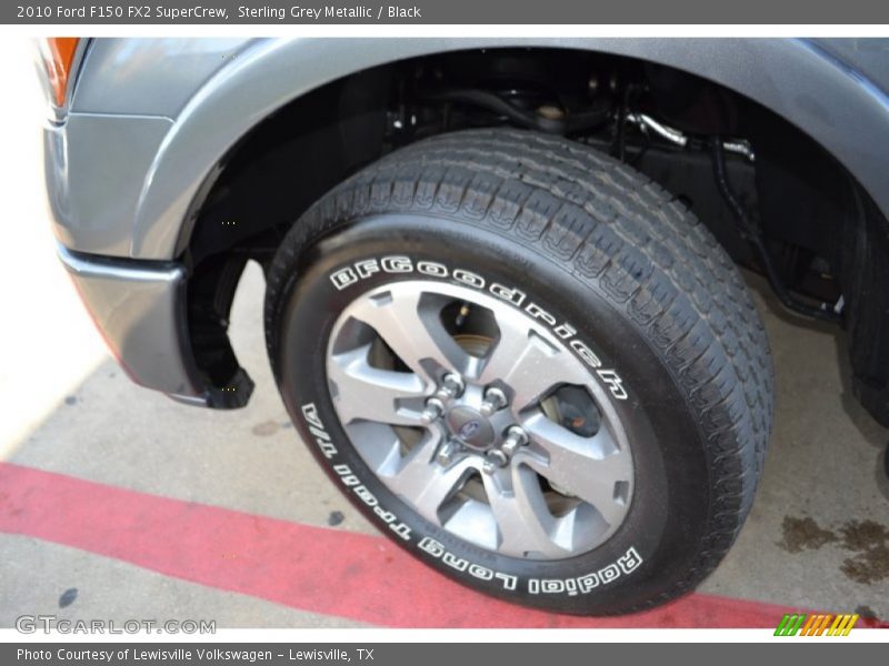 Sterling Grey Metallic / Black 2010 Ford F150 FX2 SuperCrew