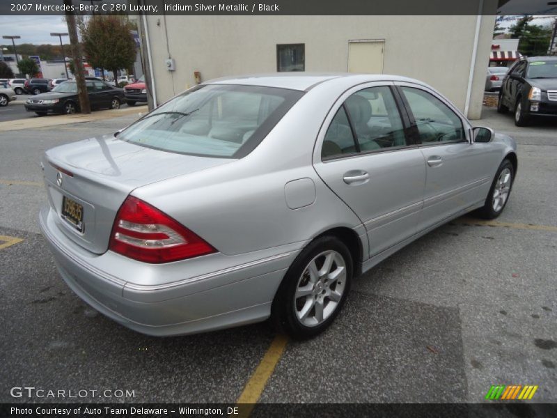 Iridium Silver Metallic / Black 2007 Mercedes-Benz C 280 Luxury