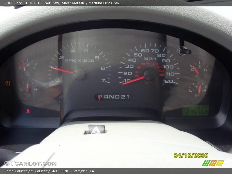 Silver Metallic / Medium Flint Grey 2008 Ford F150 XLT SuperCrew