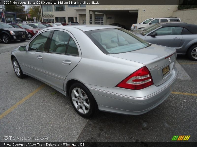 Iridium Silver Metallic / Black 2007 Mercedes-Benz C 280 Luxury