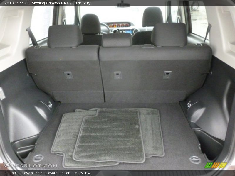 Sizzling Crimson Mica / Dark Gray 2010 Scion xB