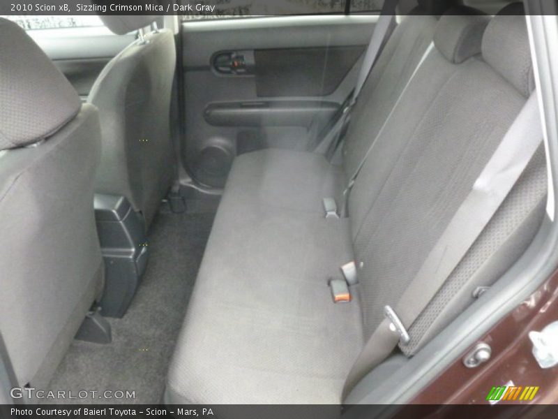 Sizzling Crimson Mica / Dark Gray 2010 Scion xB