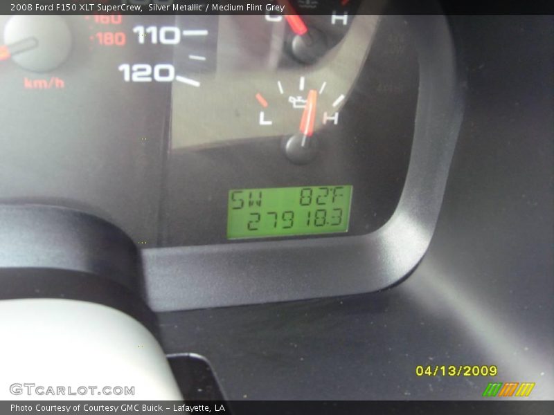 Silver Metallic / Medium Flint Grey 2008 Ford F150 XLT SuperCrew