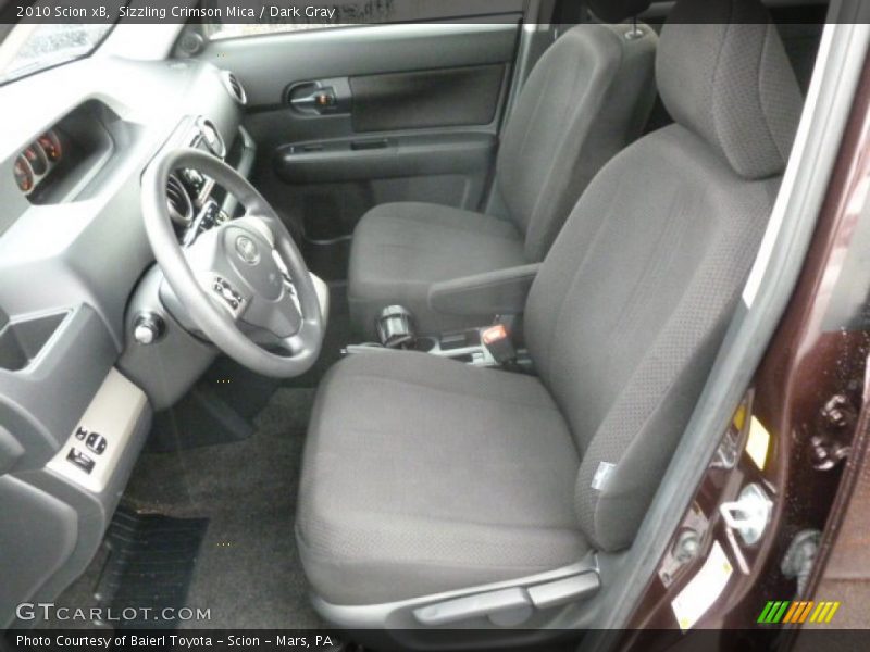 Sizzling Crimson Mica / Dark Gray 2010 Scion xB