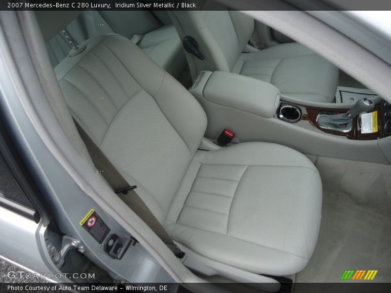 Iridium Silver Metallic / Black 2007 Mercedes-Benz C 280 Luxury