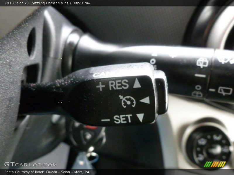 Sizzling Crimson Mica / Dark Gray 2010 Scion xB