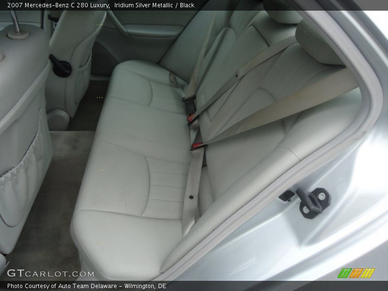 Iridium Silver Metallic / Black 2007 Mercedes-Benz C 280 Luxury
