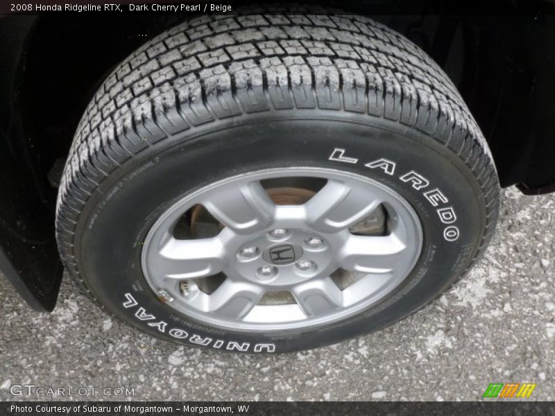 Dark Cherry Pearl / Beige 2008 Honda Ridgeline RTX