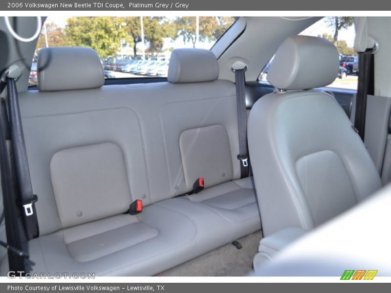 Rear Seat of 2006 New Beetle TDI Coupe
