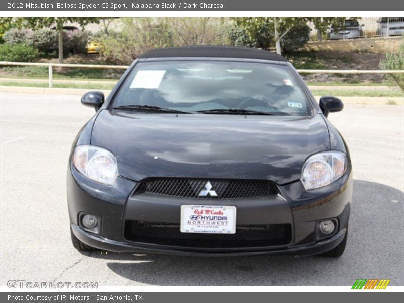 Kalapana Black / Dark Charcoal 2012 Mitsubishi Eclipse Spyder GS Sport