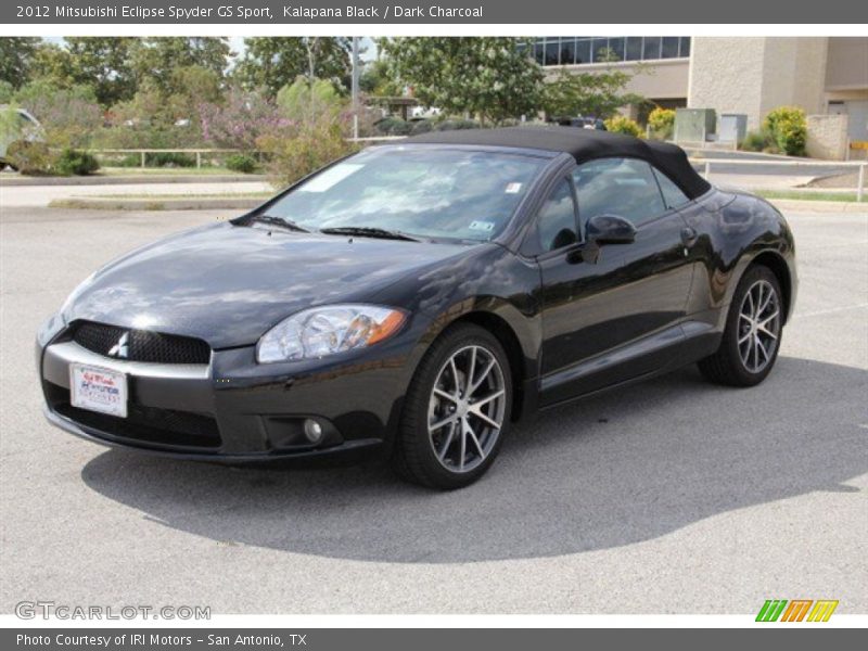Kalapana Black / Dark Charcoal 2012 Mitsubishi Eclipse Spyder GS Sport