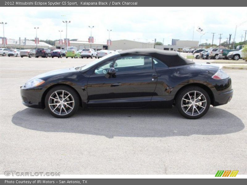 Kalapana Black / Dark Charcoal 2012 Mitsubishi Eclipse Spyder GS Sport