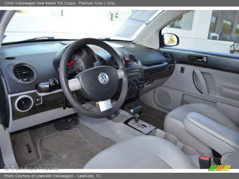 Platinum Grey / Grey 2006 Volkswagen New Beetle TDI Coupe
