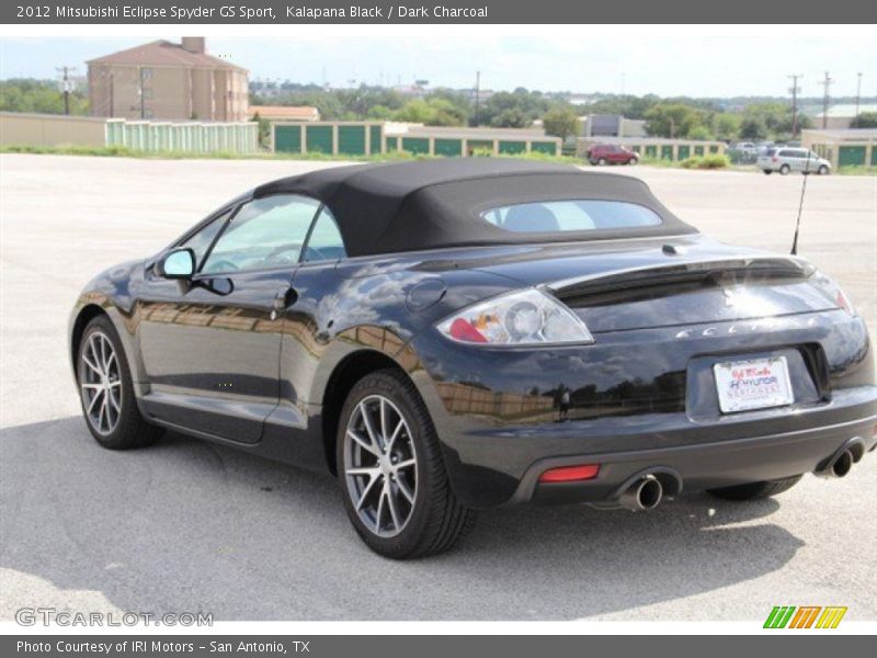 Kalapana Black / Dark Charcoal 2012 Mitsubishi Eclipse Spyder GS Sport