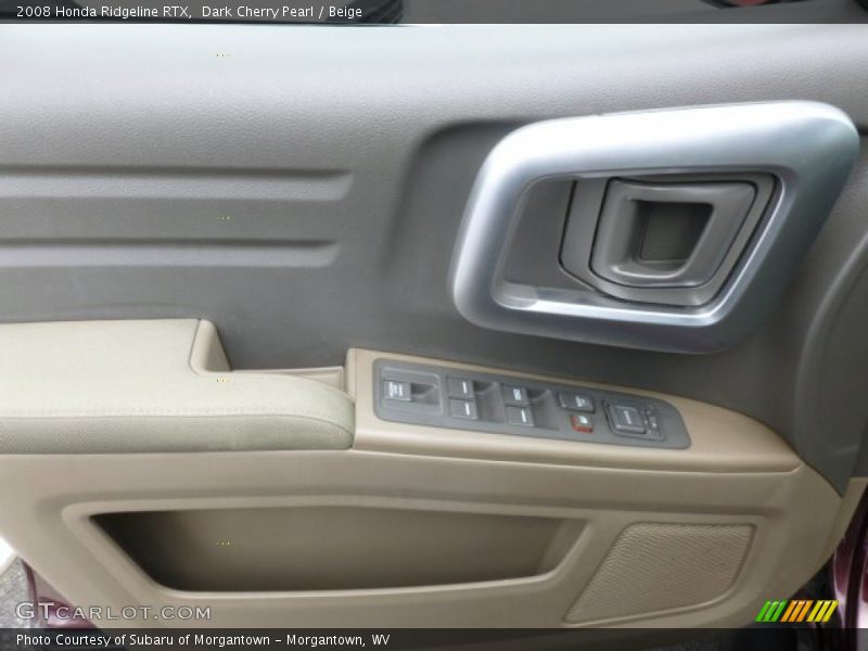 Dark Cherry Pearl / Beige 2008 Honda Ridgeline RTX