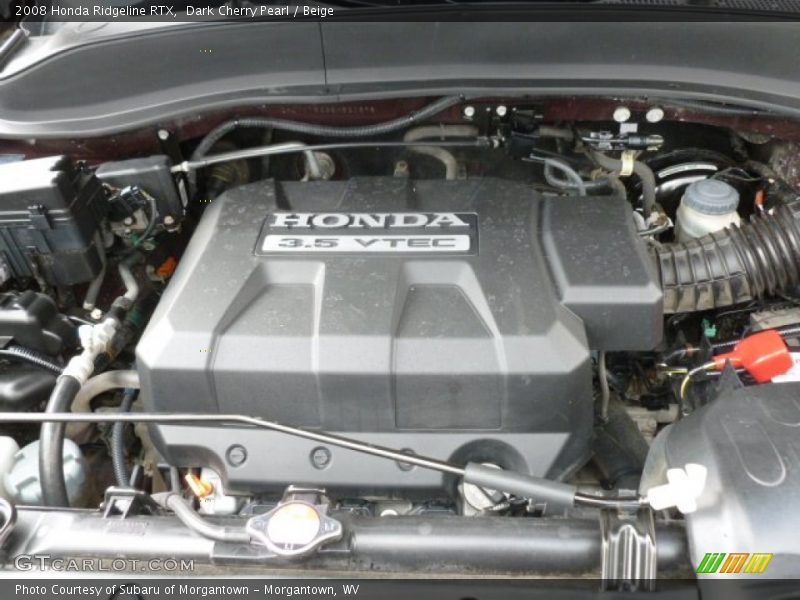 Dark Cherry Pearl / Beige 2008 Honda Ridgeline RTX