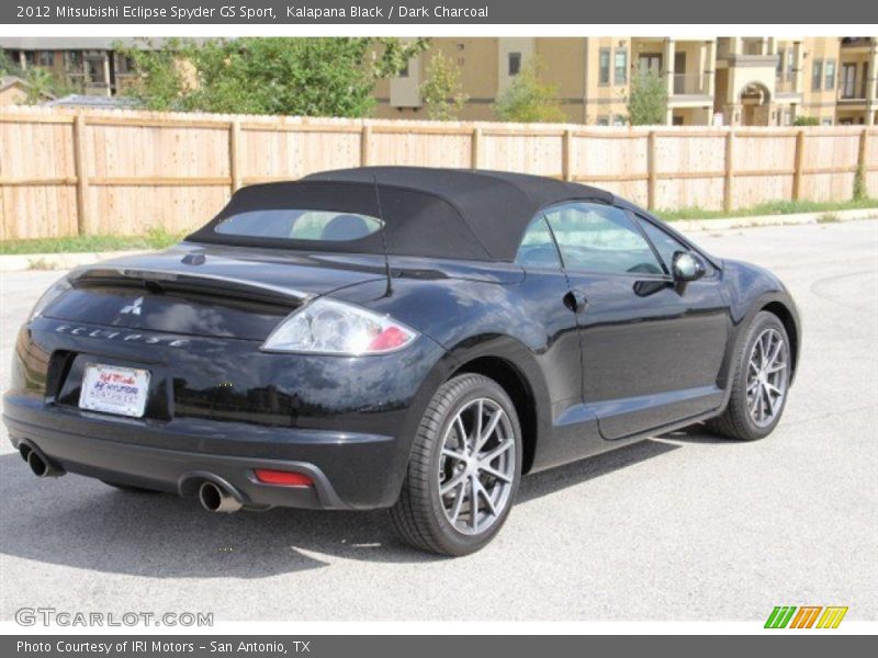 Kalapana Black / Dark Charcoal 2012 Mitsubishi Eclipse Spyder GS Sport